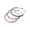 Women Thin Side Luxury Zinc Zinc Alloy Rhinestone Headbands Hair Accessories Crystal Hairband Headwear