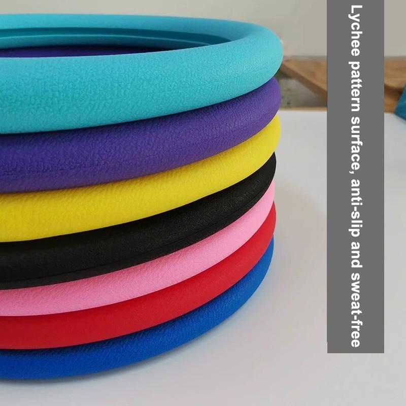 Single Pack Soft Silicone Car Steering Wheel Cover, Odorless and Anti-slip Feature