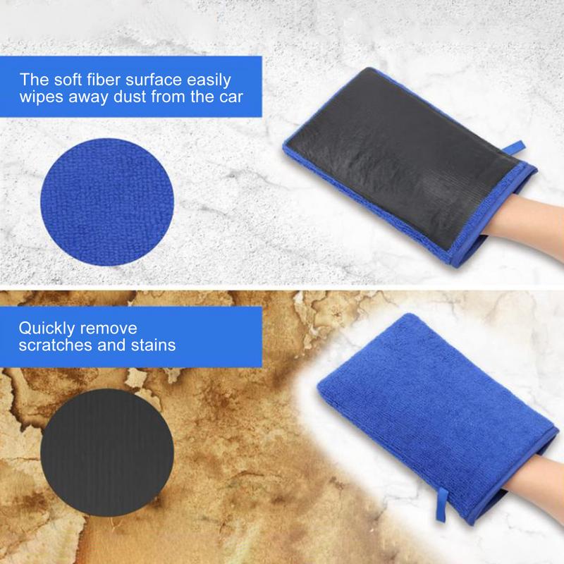 Car Wash Magic Clay Bar Mitt Car Clay Cloth Auto Care Cleaning Towel Microfiber Sponge Pad Clay Mitt Wash Glove Car Accessories