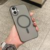 Matte Translucent Frosted Case For iPhone 16 15 14 13 12 11 Pro Max For Magsafe Magnetic Wireless Charging Ultra Thin Back Cover
