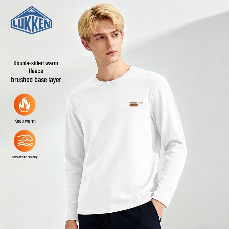 LUKKEN Men s Long Sleeve Thermal Print T-Shirt L