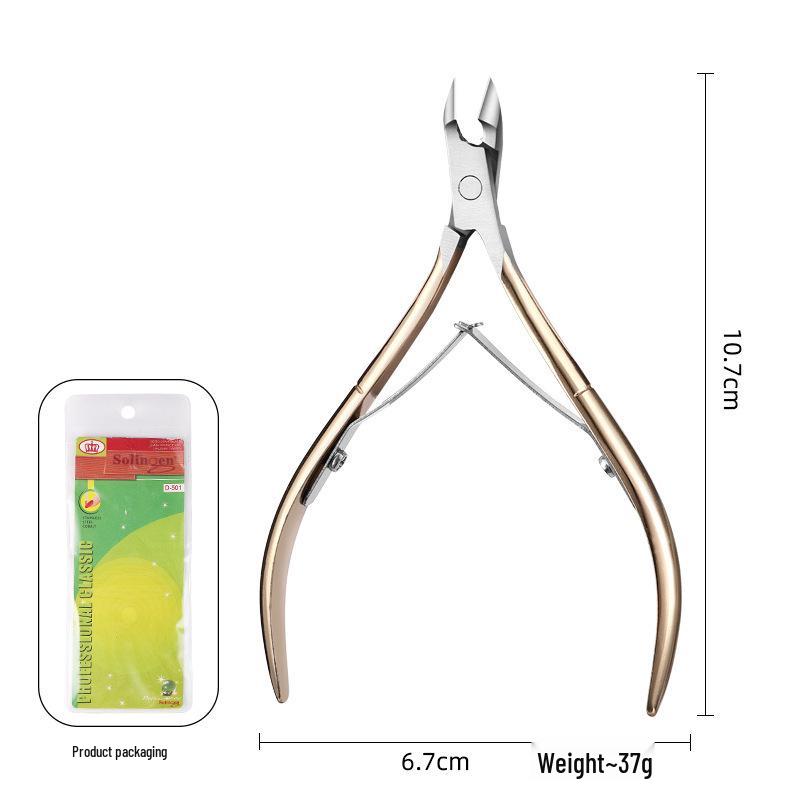 Adler Schnabel Nagelknipser: Pediküre-Schere aus Edelstahl für abgestorbene Haut und Nagelrillenpflege
