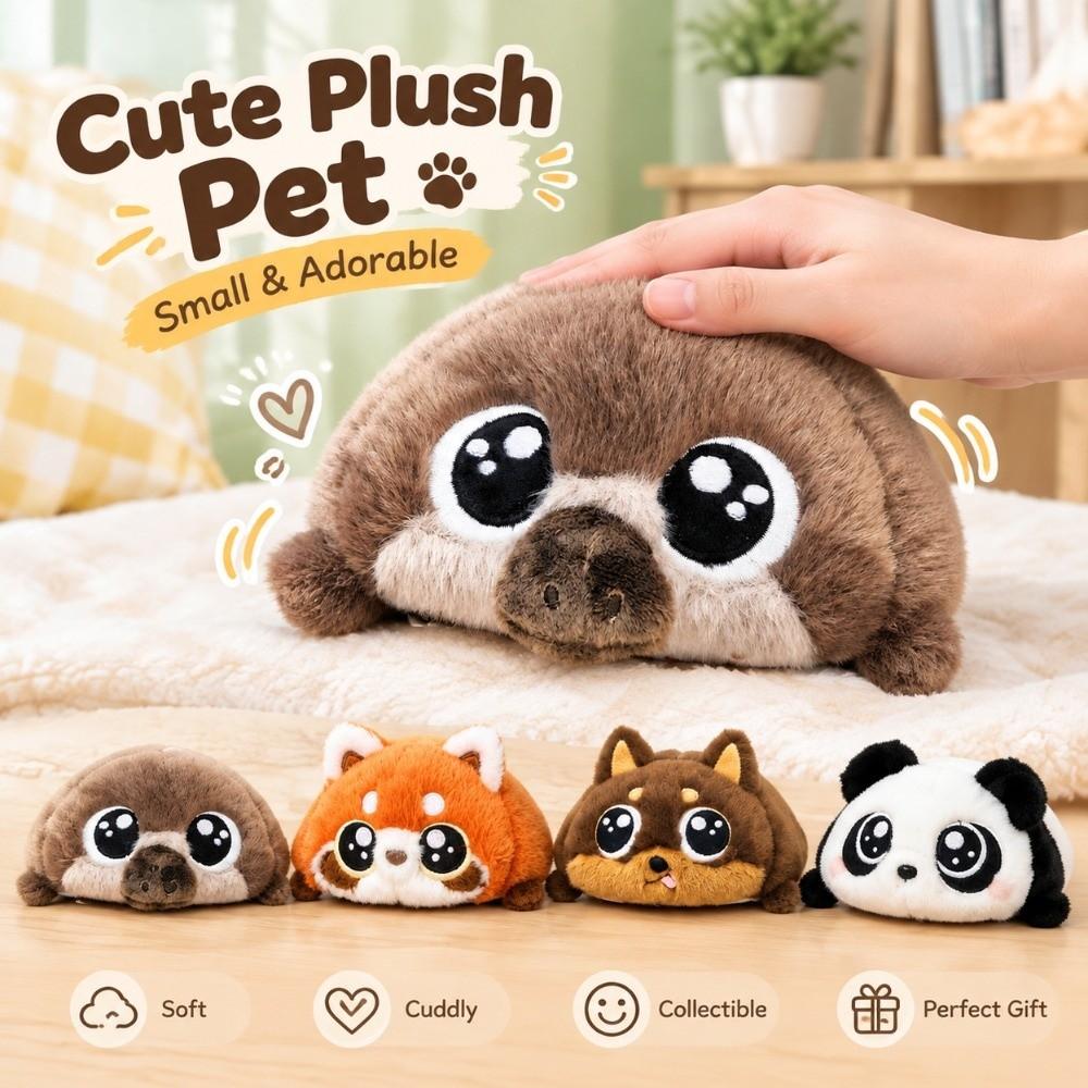 Stress Relief Plush Toy Soft Plush Fabric Rag Doll New Keychain Toy Companion