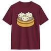 Chinese Xiao Dumpling Food T Shirt Summer Cotton T Shirts For Unisex Fashion Custom DIY Tee Shirt ShortSleeve Vintage Tops