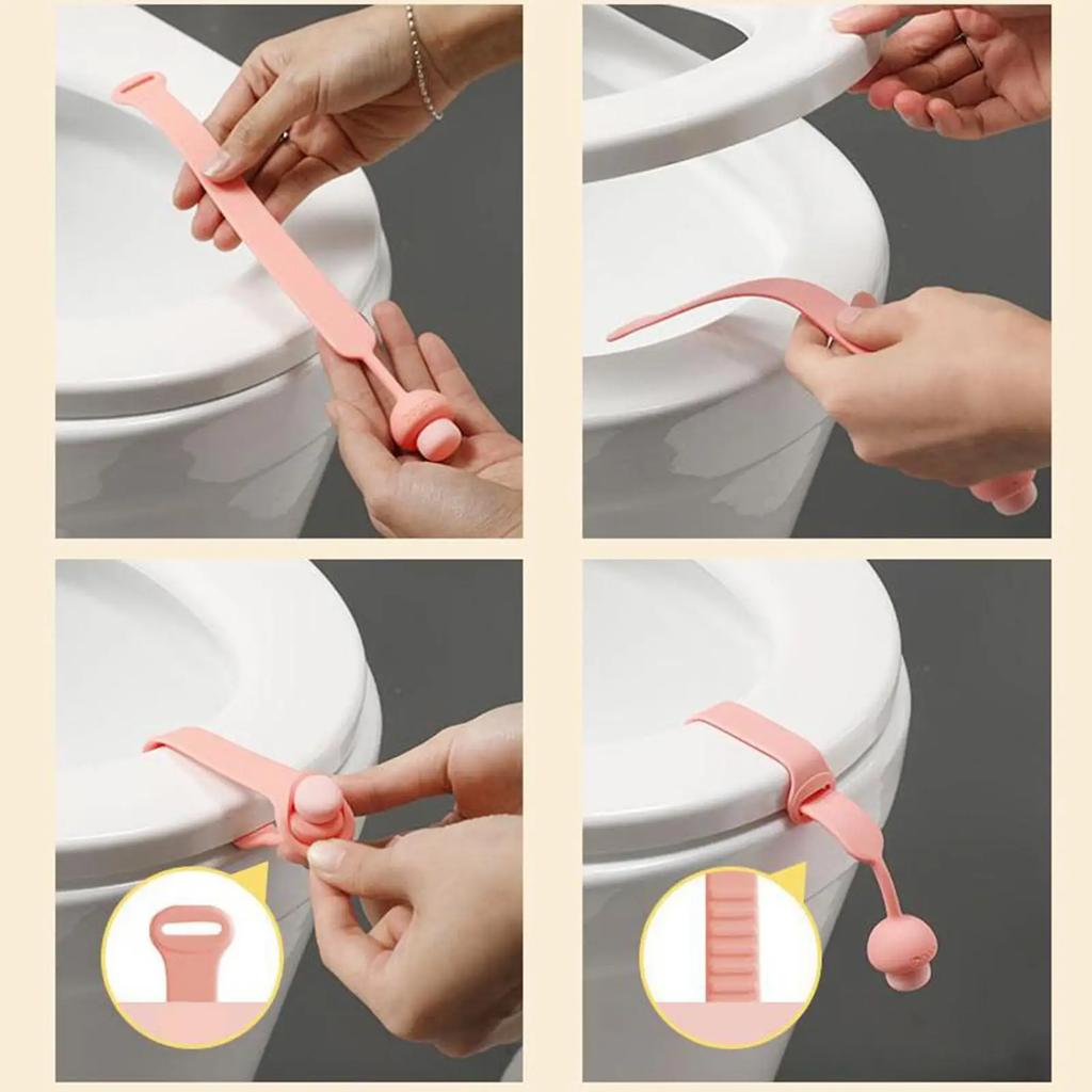 New Cute Toilet Lid Lifting Device Lifts The Toilet Lid Hand Hygiene and Anti Dirt Hand Toilet Accessories Lid Opener