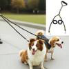 Double Dog Leash 360-degree Swivel Tangle-free Dual Dog Leash Walking