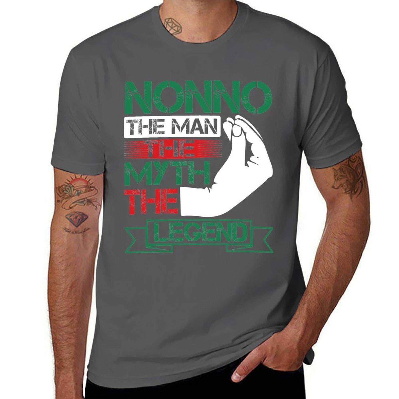 

Men s Nonno The Man, The Myth, The Legend - Nonno T T-Shirt man t shirt luxury t shirt man plain mens graphic shirts T-Shirt 4XL