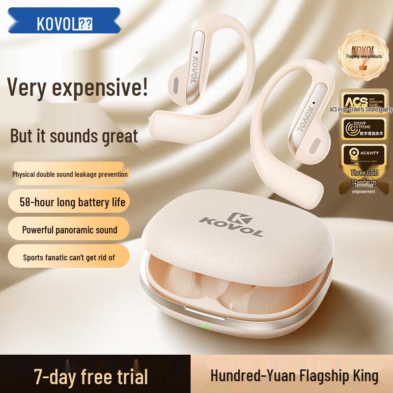 

KOVOL 2025 Berlin Sound Level Bone Conduction Bluetooth Headphones