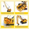 Crane Truck Toy, Working Vehicle, Engine Crane, Construction Vehicle Play Set, Construction Vehicle, Miniature Car, Car Toy, Heavy-Duty Work Vehicle,