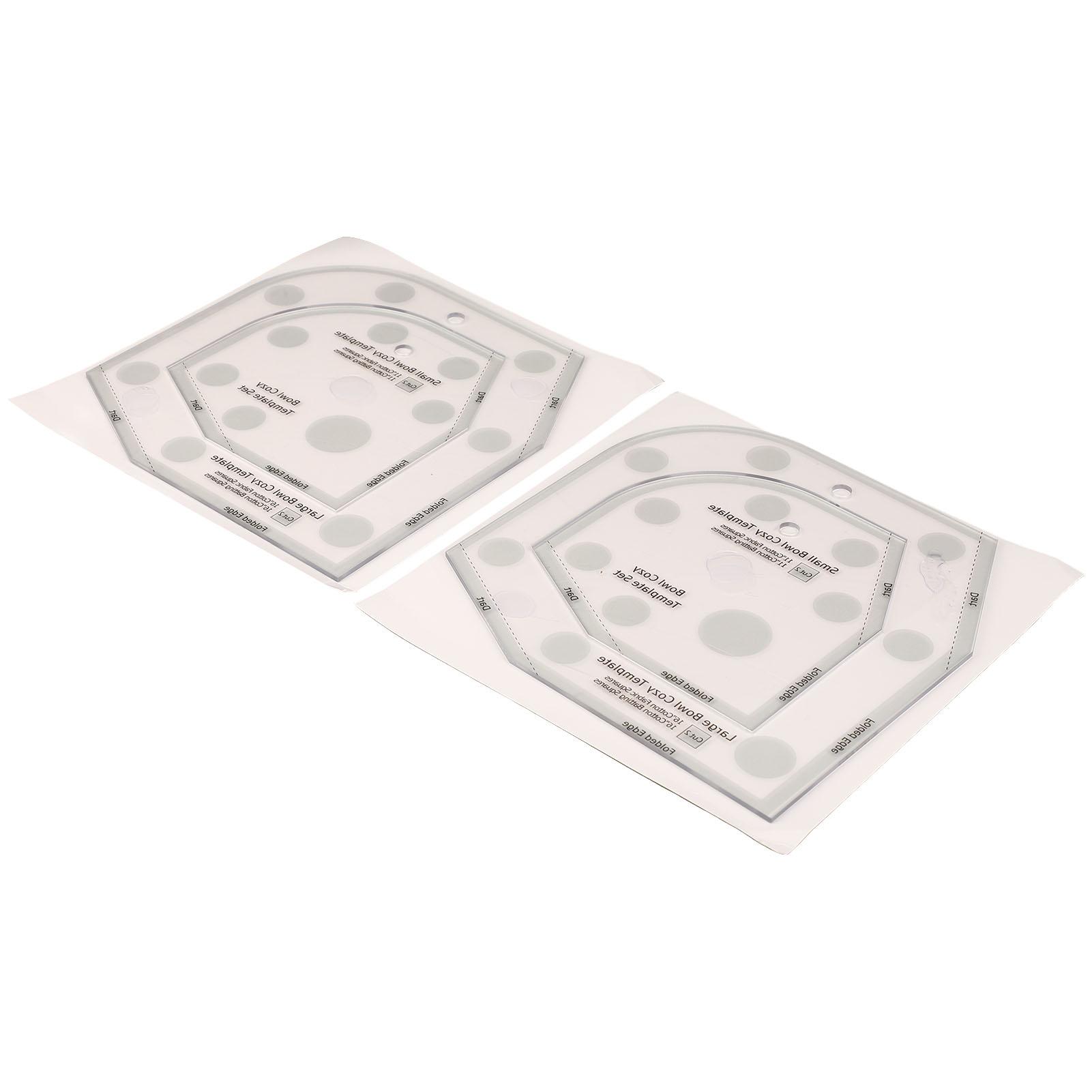 

2 шт. Шаблон для грелки для миски Акриловый Изысканный Обёртка для миски Шаблон для шитья DIY Поделки для дома