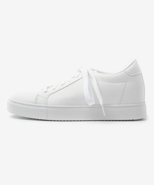 Heeltop Ht4395-Wh 7Cm Height-Increasing Sneakers Likey White [240~280Mm]