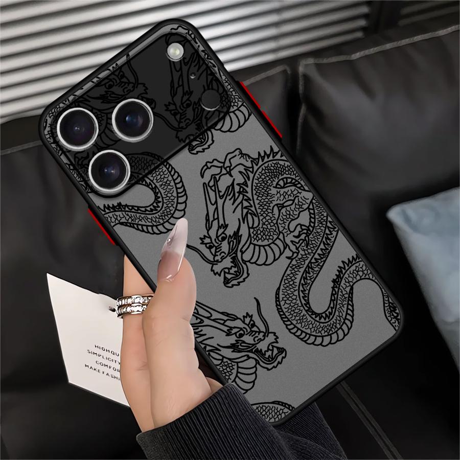 

Chinese Dragon Case for iPhone 17 Pro Max 16 Plus XS XR 15 7 8 SE 12 13 Mini Air 11 14 Funda Back Phone Cover iPhone 13 Pro Max