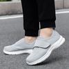 New walking shoes large size non-slip Velcro widened and fattened rehabilitation shoes fat sugar foot shoes