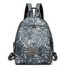 Large-capacity Double-shoulder Bag for Ladies, Lightweight for Travel and Commuting, Printed Design, Backpack