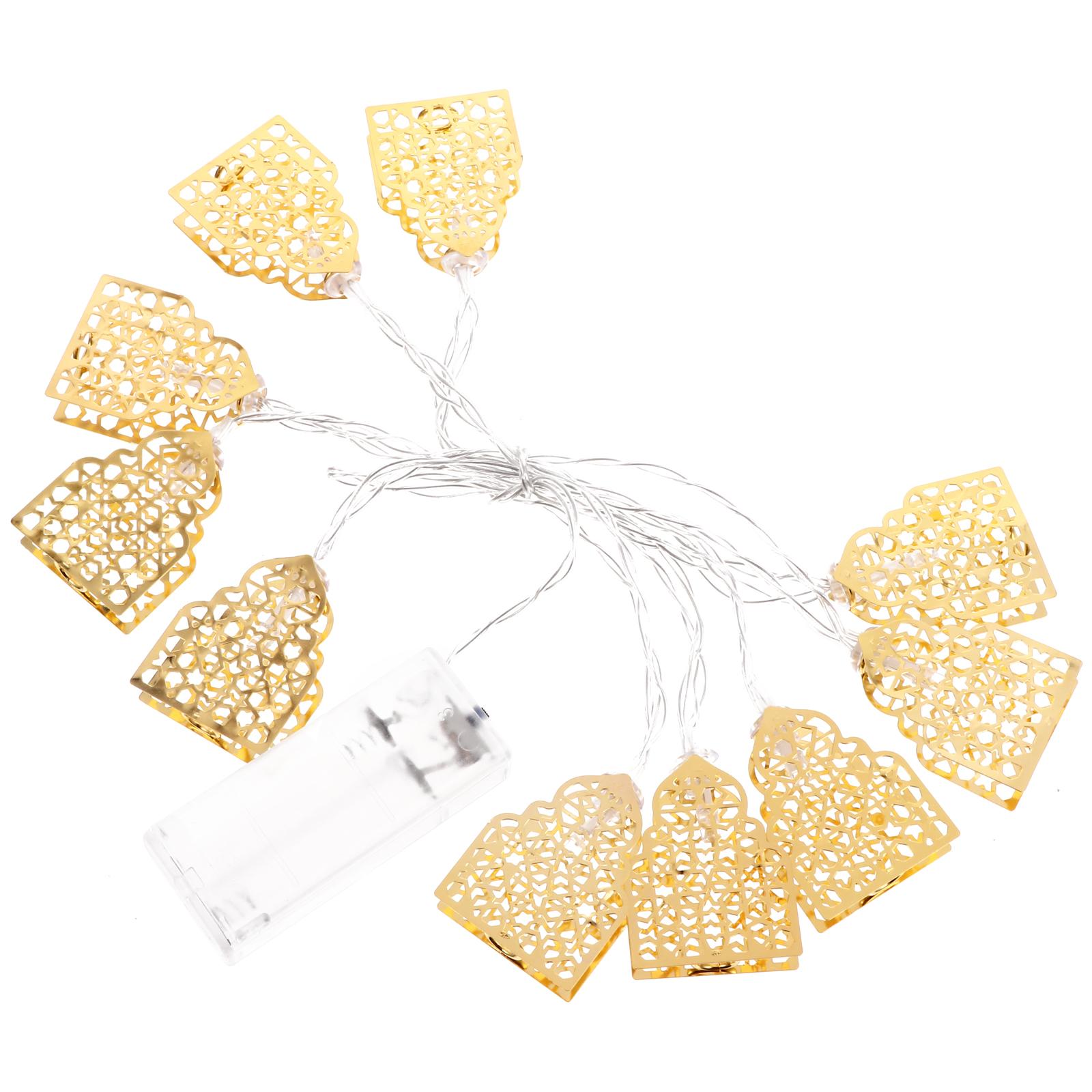 

Праздничная гирлянда Удобное украшение Праздничная вечеринка Подвесной столб Кованые железные реквизиты 165x4.5x1cm золотистый