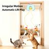 Lifting Cat Toy Hanging Door Interactive Teaser Toy Electric Retractable Yo‑yo Ball Self Play Entertainment For Cats