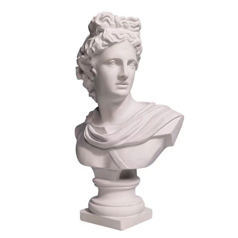 Resin Mini Plaster Figure: Character Model for Art Teaching and Painting Sketches.