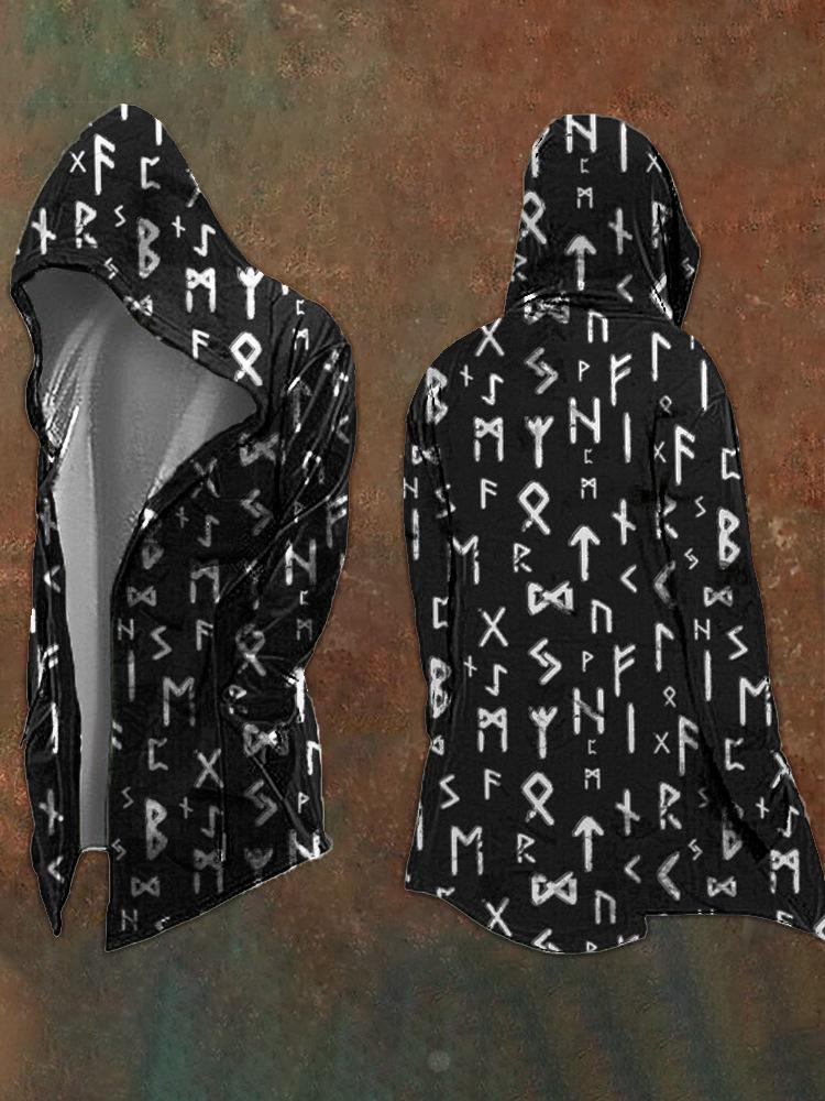 Abstract Universe Retro 3D Print Men's Hooded Sweatshirt Cardigan – Spring/Autumn