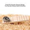 Small Pet Wooden Seesaw Bridge Toy Hamster Mouse Gerbil Chinchilla