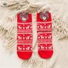 Christmas Socks Ladies Girls Christmas Socks Reindeer Snowflake Socks Xmas Gift for Women