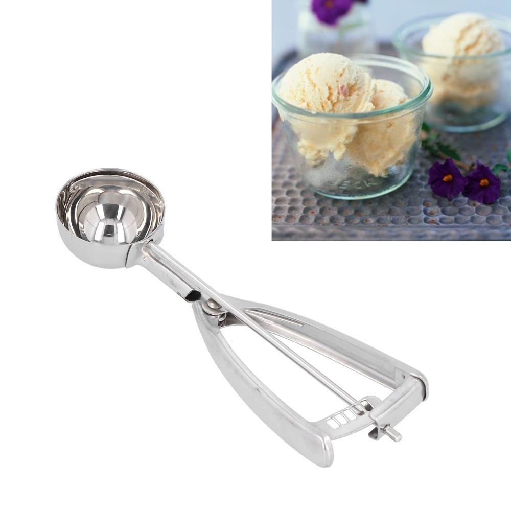 Trigger Release Ice Cream Ball Spoon 4/5/6 CM Diameter Fruit Digging Spoon For Home