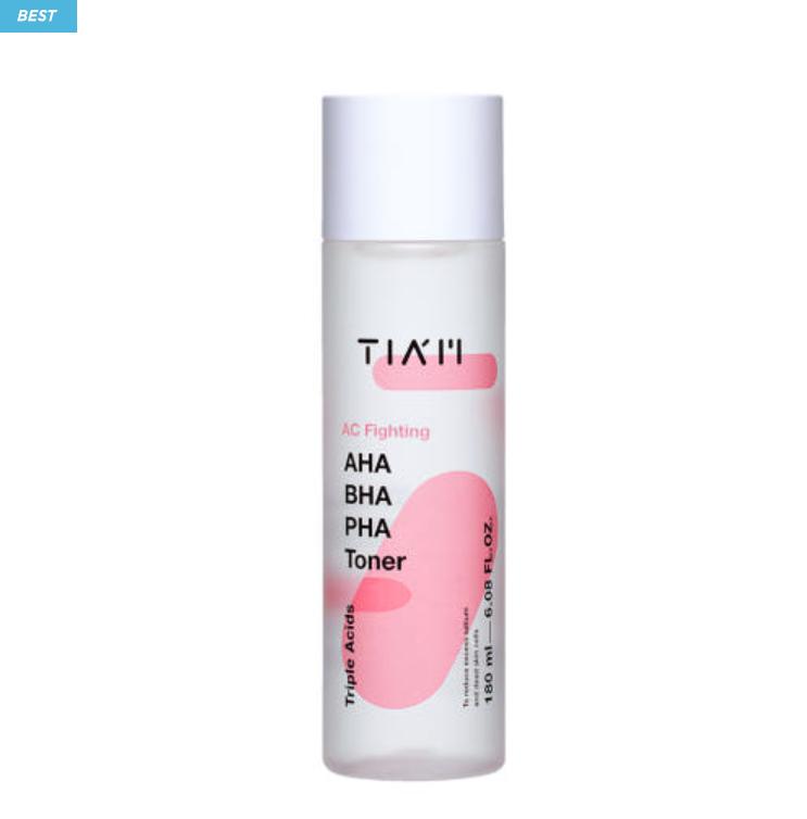 TIAM AHA BHA PHA Akne Toner 180ml – Eksfolierende & Urenhetspleie