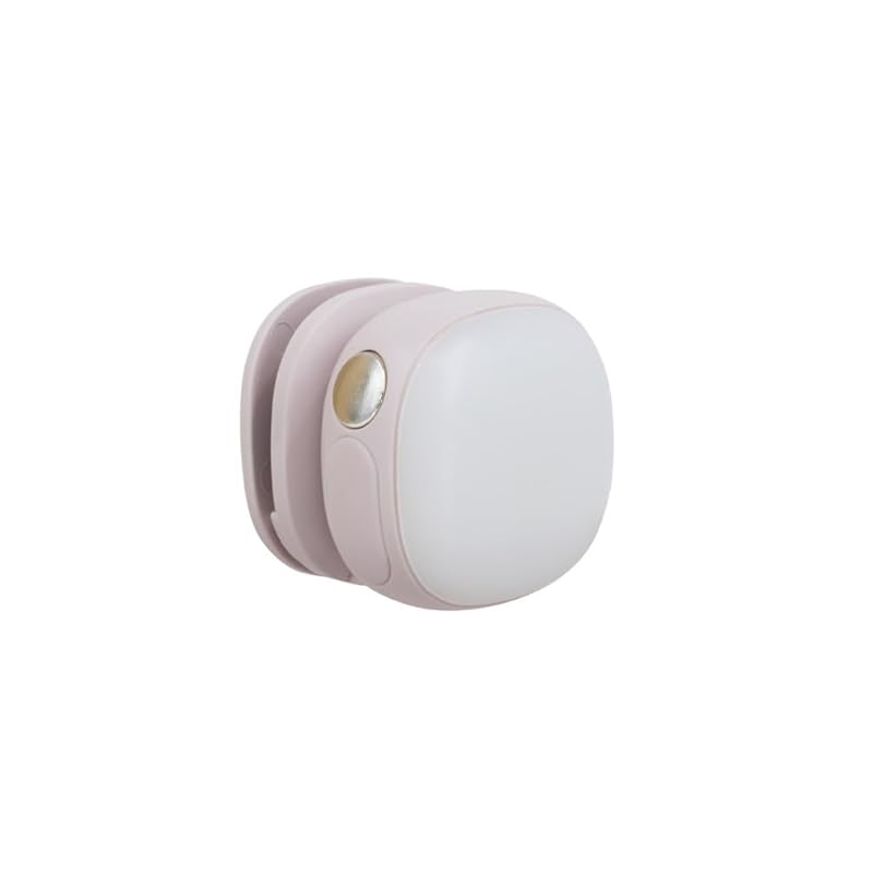 

Musashi rechargeable escort light [2024 Good Design Award Winner] Nuance Pink clip type 20g USB charging Crime prevention handy light small size