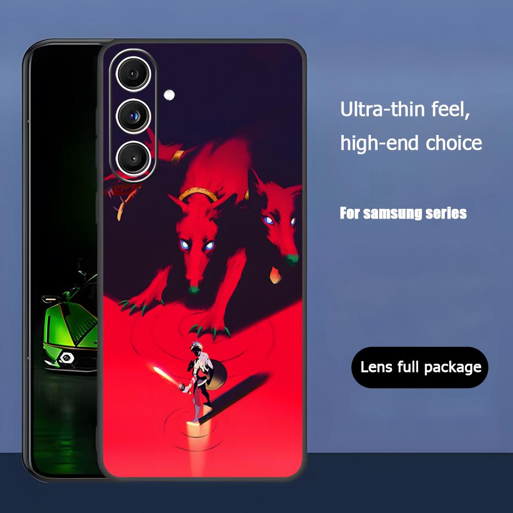 

Hades Game Cool Popular Phone Case For Samsung Galaxy S25 S24 S23 S22 S21 S20 Plus Ultra Note20 Soft Black Samsung S24 FE