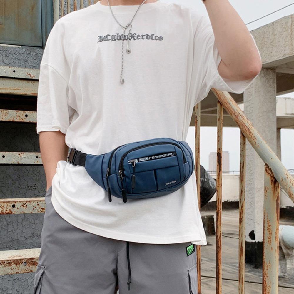 Waterproof Crossbody Chest Bag Lightweight Fanny Phone Pack Fashion Men Running Waist Bags  Riding
