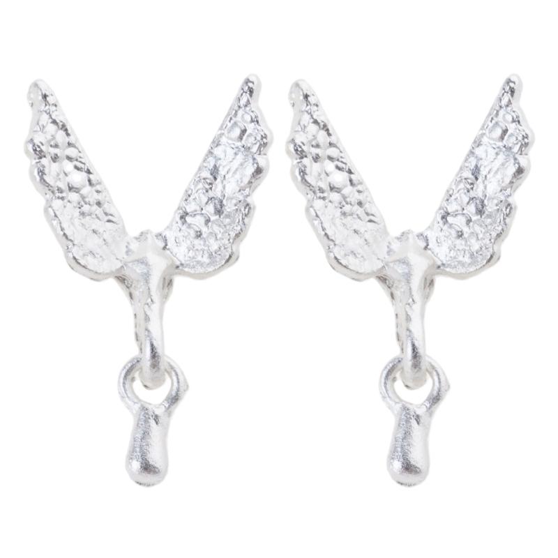 Stylish Four Pointed Star Bird Designs Alloy Dangle Earrings for Daily Wear Parties Dates 1