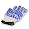 A Pair Double Layer Cotton BBQ Grilling Gloves Oven Microwave Heat Insulation Flame Retardant Baking Camping Barbecue Gloves