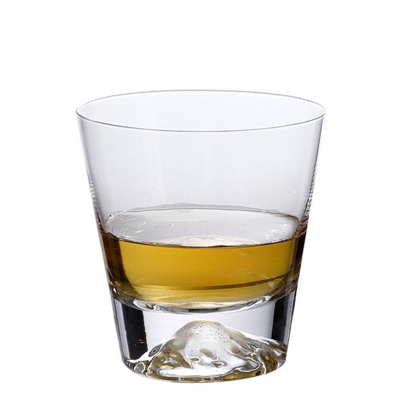 10oz 310ml Mountain View Cups Household Whiskey Glass Foreign Spirit Glasses Tea Cup Japanese Cup Household Glass Cup Drinkware