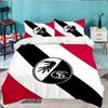 3PCS Eagle Symbol Frei-burg Football Bedding set,Ideal for1pc Duvet Cover And 2pcs Pillowcases Perfect for Christmas gift,Ideal for Bedroom,Dormitory
