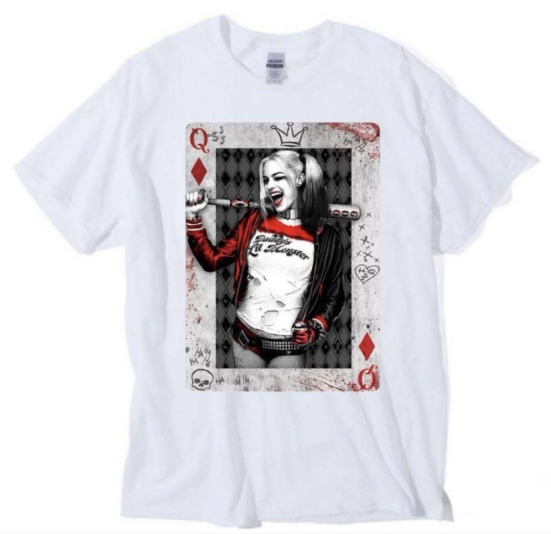 

[USED] Unisex Harley Quinn T-shirt from the movie Suicide Squad worn by Kimutaku