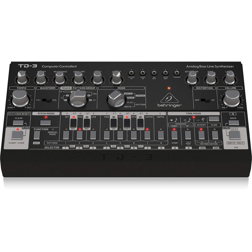 Behringer Analog Bassline Synthesizer TD-3-BK