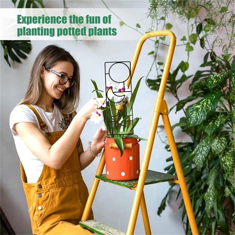 QX2E Robusto Grigliato da Giardino Supporto per Steli di Piante Rampicanti Paletto Supporto Struttura Rastrelliere per Piante da Interno in Miniatura Fiori Verdure