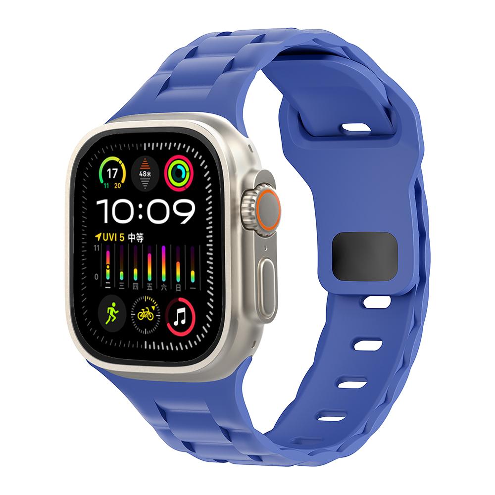 Pulseira de silicone para Apple Watch Ultra 2/Ultra 49 mm série 10 9 8 7 46 mm 45 mm 41 mm Pulseira esportiva para iWatch série 6 5 4 3 2 1 SE 44 mm 40 mm 42 mm 38 mm