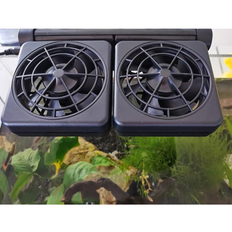 Aquarium Fish for Tank Cooling Fan Low Noise Two Speed Wind Control Water Cooler for Small Large Ta Dropshipping