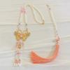 Alloy Chinese Style Necklace Pearl Inlaid Design Pearl Tassel Chain Hanfu Jewelry  Hanfu Matching