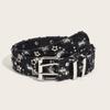 Versatile Punk Denim Waistband Luxury Design Waist Strap Trend Star Hollowed Belt