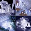 TG66255-1 CHRISTMAS TREE LIGHTS ON WIRE 20 LED MICRO GARLAND COOL WHITE + Batteries