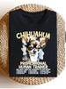 Chihuahua Professional Huwo Trainer Humorous TShirt Casual Tee with Playful Dog Illustration Training Tips Perfect Gift