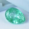 CERTIFIED Zambian 5 Ct Pear Shape NATURAL Green Emerald Loose Gemstone