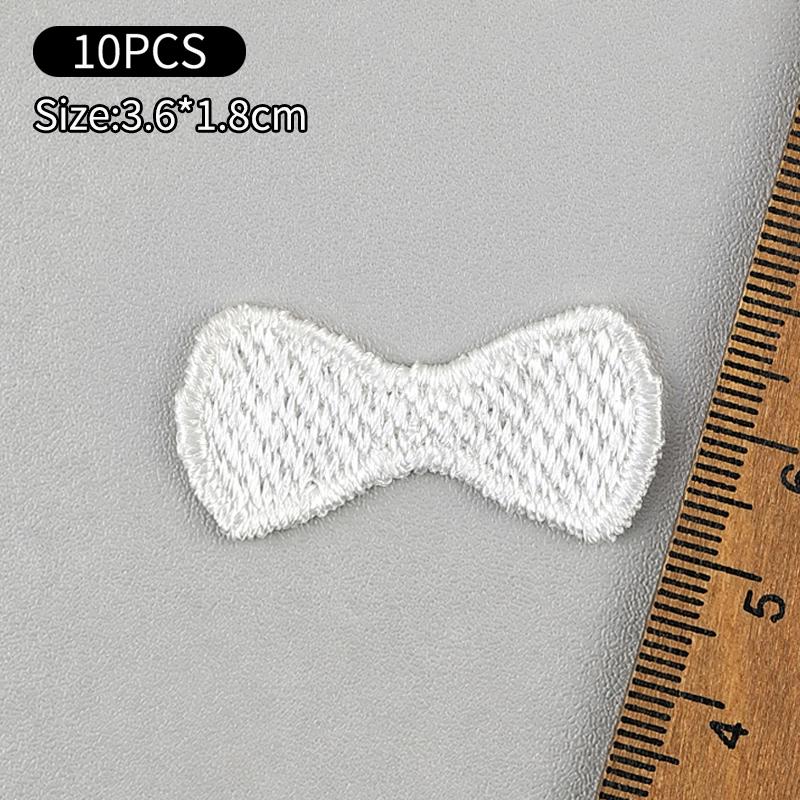 

10 Exquisite White Mesh Lace Trim Embroidered Lace Patches, Suitable For Sewing, Wedding Decorations And Diy Projects A1