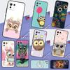 Cute Cartoon Owl Cover For Xiaomi 14T 11T 12T 13T Pro 13 14 15 Ultra POCO X7 Pro X3 X5 F5 F6 M6 X6 Pro Case