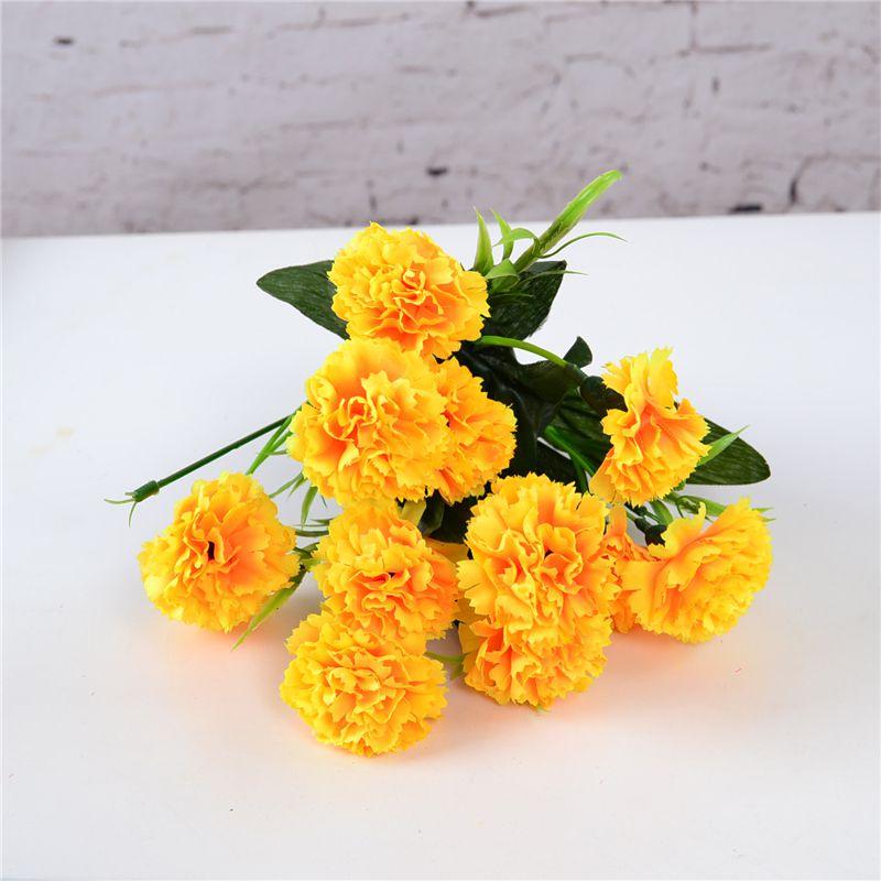 Lifelike Artificial Carnation Silk Flowers Perfect For Wedding Decorations