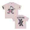 T-shirt Mgk X Cleveland Browns Stile Uguale del Cantante Mgk Manica Alta Qualità 100% Cotone Top Comodi Harajuku T-shirt Estiva