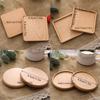 Durable Wood Coasters, Round Placemats, Heat Resistant Drink Mat, Table Pad, Coffee Cup Pad, Non-slip Mat, Insulation Pad