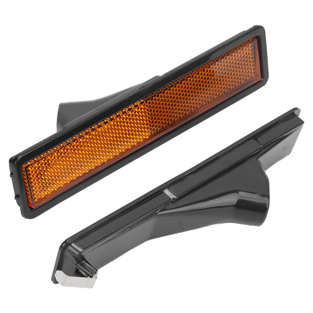 2pcs Front Side Marker Light Cover Lens 63141377849 Replacement for E30 E32 E34 318i 325i 525i 735i