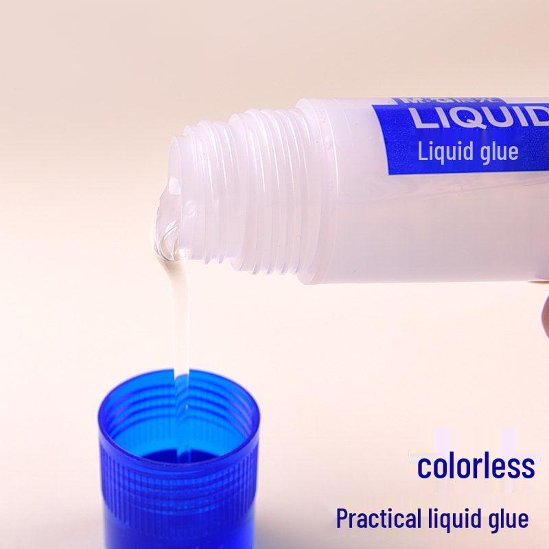 Transparent Liquid Glue for Office, Student, and Handmade Use - Ideal for Paper and Kindergarten Projects